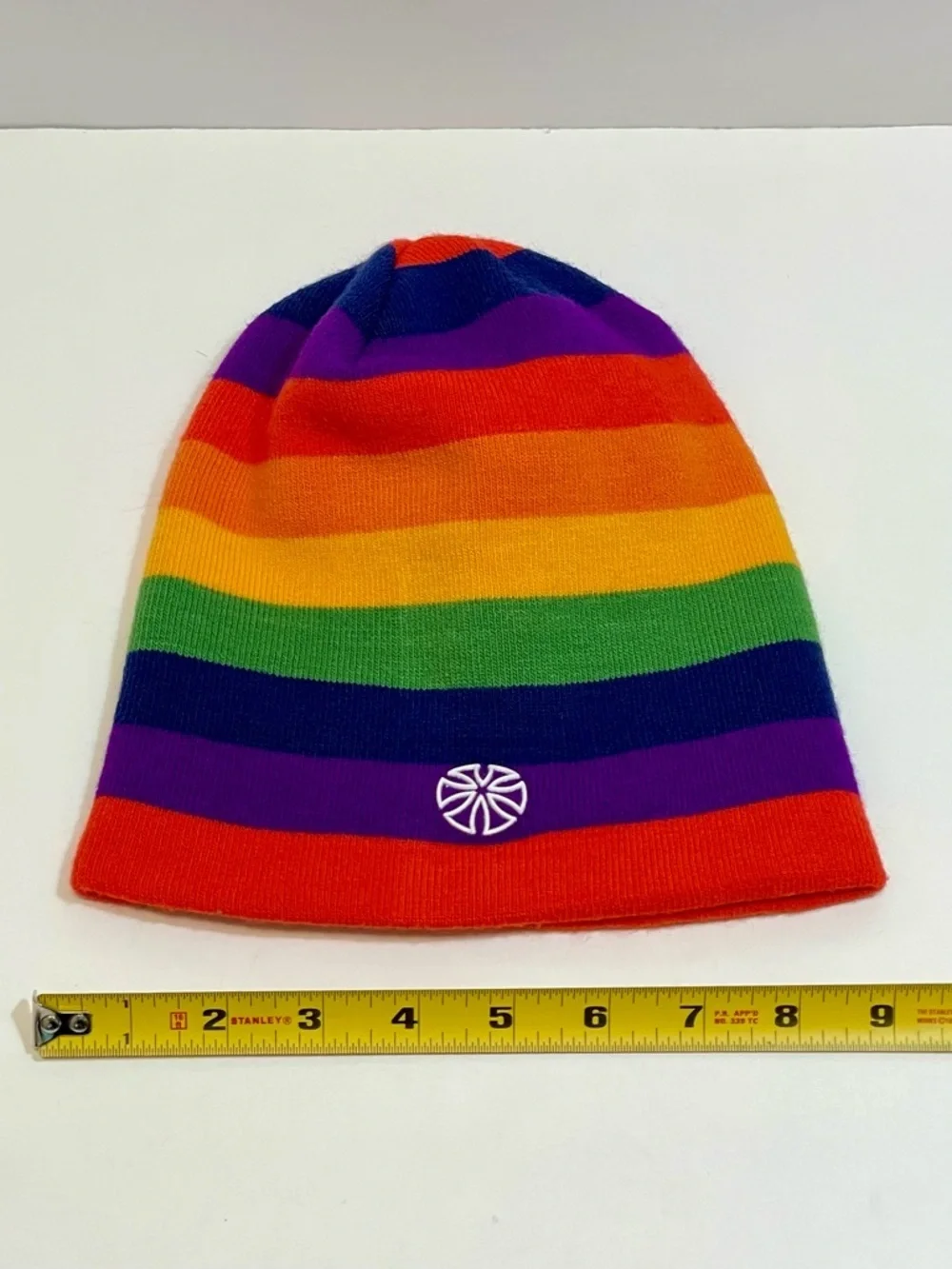 SNSUSK Rainbow Pride Beanie Knit Hat Multicolor